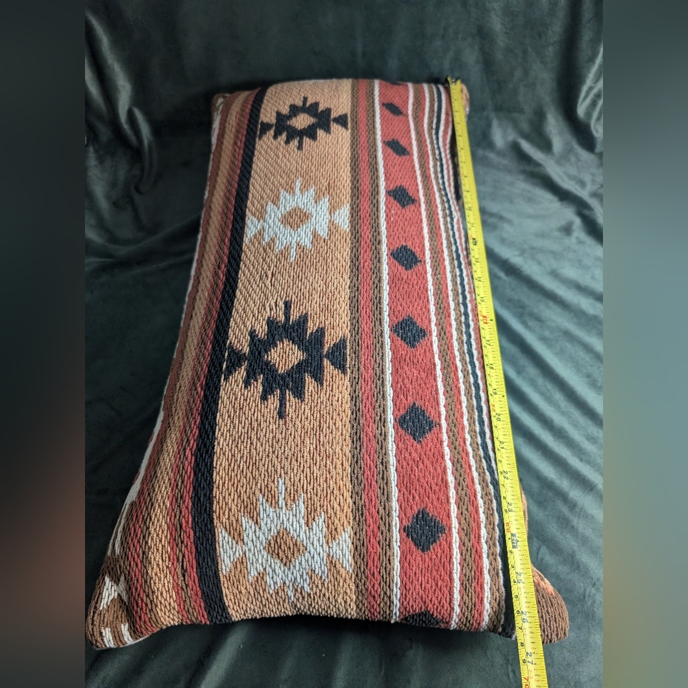 Rectangular Throw Pillow Native American Tribe Pattern Devi Designs Chapman - Picture 4 of 16